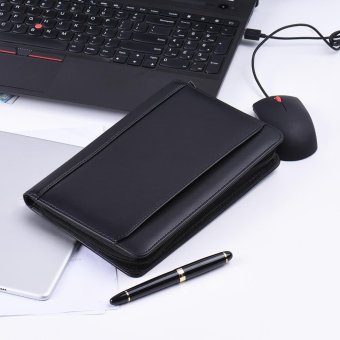 Portable Business Portfolio Padfolio Folder Document Case Organizer A5 PU Leather With Business Card Holder Memo Note Pad Black - Intl June 2018 - 4 Portable Business Portfolio Padfolio Folder Document Case Organizer A5 PU Leather with Business Card Holder Memo Note Pad Black - intl - 4