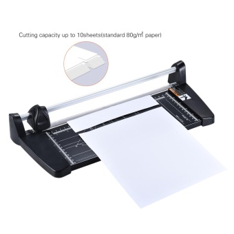 Professional A4 Rotary Paper Trimmer Cutters Guillotine With 10 Sheets Cutting Capacity For School Business Office Supplies - Intl June 2018 - 4 Professional A4 Rotary Paper Trimmer Cutters Guillotine with 10 Sheets Cutting Capacity for School Business Office Supplies - intl - 4