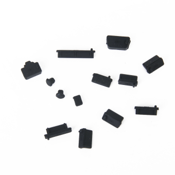 Protective Ports Cover Set Silicone Anti-Dust Plug Stopper ForLaptop Notebook - Black June 2018 - 2 Protective Ports Cover Set Silicone Anti-Dust Plug Stopper forLaptop Notebook - Black - 2