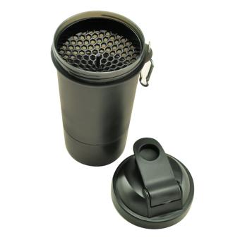 Protein Shaker Three Layers Of Blender Mixer BLACK BOTTLE - Intl June 2018 - 5 Protein Shaker Three layers of Blender Mixer BLACK BOTTLE - intl - 5
