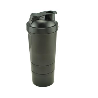 Protein Shaker Three Layers Of Blender Mixer BLACK BOTTLE - Intl June 2018 - 3 Protein Shaker Three layers of Blender Mixer BLACK BOTTLE - intl - 3