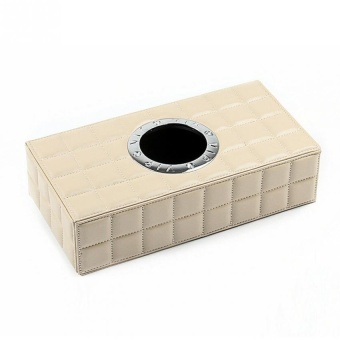 PU Leather Tissue Box Case Paper Holder Car Napkin Holder Beige -intl June 2018 - 2 PU Leather Tissue Box Case Paper Holder Car Napkin Holder Beige -intl - 2