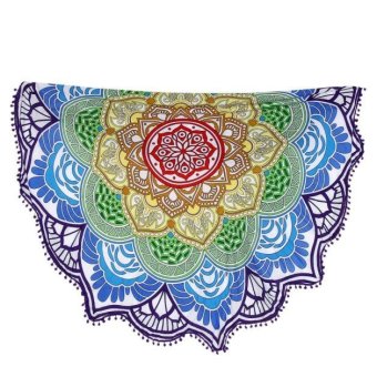 Round Beach Pool Home Shower Towel Blanket Table Cloth Yoga Mat - Intl June 2018 - 2 Round Beach Pool Home Shower Towel Blanket Table Cloth Yoga Mat - intl - 2