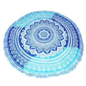 Round Beach Towel Mandala (Blue/Light Blue) June 2018 - 2 Round Beach Towel Mandala (Blue/Light Blue) - 2