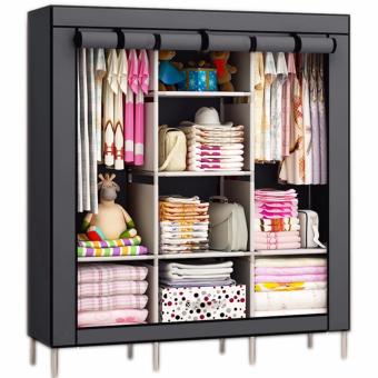 Rukia High Quality 88130 Fashion Cloth Organizer With 3 Door (Grey)with Foldable Non-Woven Fabric Cube With Three Drawers Design(Pink) July 2018 - 2 Rukia High Quality 88130 Fashion Cloth Organizer with 3 Door (Grey)with Foldable Non-Woven Fabric Cube with Three Drawers Design(Pink) - 2