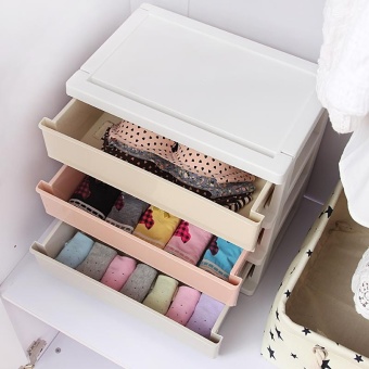RuYiYu - 38.7 X 25.7 X 26cm, Multi Purpose Desktop Drawer UnitOrganizer,Bedroom 2 Layers Design Storage Box Container CabinetColorful - Intl June 2018 - 5 RuYiYu - 38.7 x 25.7 x 26cm, Multi Purpose Desktop Drawer UnitOrganizer,Bedroom 2 Layers Design Storage Box Container CabinetColorful - intl - 5