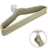 S & F 10 X Non-Slip Slim Flocked Velvet Hangers Coat Clothes Dress Trousers Organizer Grey (Intl) August 2018 - 4 S & F 10 x Non-Slip Slim Flocked Velvet Hangers Coat Clothes Dress Trousers Organizer Grey (Intl) - 4