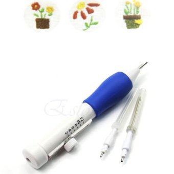 Sewing Embroidery Stitching Punch Needle DIY Craft Tool Set 2 Threader Guide June 2018 - 2 Sewing Embroidery Stitching Punch Needle DIY Craft Tool Set 2 Threader Guide - 2