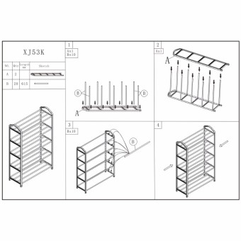 Slique Shoe Rack - White June 2018 - 3 Slique Shoe Rack - White - 3