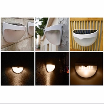 Solar Powered Wall Sensor Light Accent Lighting Waterproof 6 LED Practical Acent Lighting 10 Packs Warm White - Intl June 2018 - 3 Solar Powered Wall Sensor Light Accent Lighting Waterproof 6 LED Practical Acent Lighting 10 Packs Warm White - intl - 3