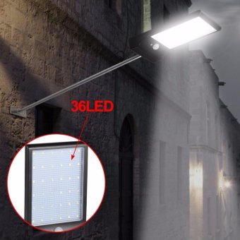 Solar Street Lights With Mounting Pole 36LED Wall Lights MotionSensor Outdoor Security Lighting Waterproof For Balcony PorchDriveway Fence Avenue Or Indoor Use -1Pack - Intl June 2018 - 3 Solar Street Lights with Mounting Pole 36LED Wall Lights MotionSensor Outdoor Security Lighting Waterproof for Balcony PorchDriveway Fence Avenue or Indoor Use -1Pack - intl - 3