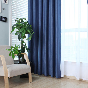 Solid Grommet Window Curtain Foam Lined Blackout Thermal Treatment Blue June 2018 - 3 Solid Grommet Window Curtain Foam Lined blackout thermal treatment Blue - 3