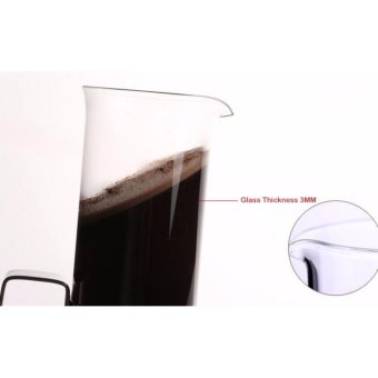 Somine Satinless Steel French Press Cafetiere Coffee Maker Or TeaPress With Lid & Handle 8 Cup /1000ml - Intl June 2018 - 3 Somine Satinless Steel French Press Cafetiere Coffee Maker or TeaPress with Lid & Handle 8 Cup /1000ml - intl - 3