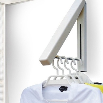 Stainless Folding Wall Hanger Mount Retractable Clothes Foldabel Hangers - Intl June 2018 - 3 Stainless Folding Wall Hanger Mount Retractable Clothes Foldabel Hangers - intl - 3