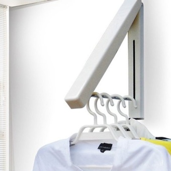 Stainless Folding Wall Hanger Mount Retractable Clothes Foldabel Hangers - Intl June 2018 - 4 Stainless Folding Wall Hanger Mount Retractable Clothes Foldabel Hangers - intl - 4