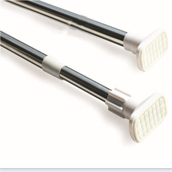 Stainless Steel Adjustable Tension Door Bathroom Shower CurtainPole Rod June 2018 - 3 Stainless Steel Adjustable Tension Door Bathroom Shower CurtainPole Rod - 3
