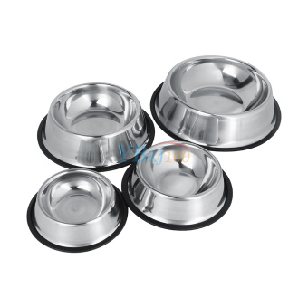 Stainless Steel Dog Pet Food Water Bowl Water Dish (16cm) - Intl April 2018 - 2 Stainless Steel Dog Pet Food Water Bowl water Dish (16cm) - intl - 2