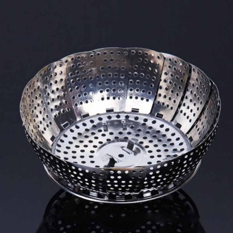 Stainless Steel Food Steamer Vegetable Meat Rice Steaming CookerBowl Steamer - Intl June 2018 - 3 Stainless steel Food Steamer Vegetable Meat Rice Steaming CookerBowl Steamer - intl - 3