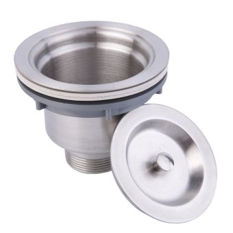 Stainless Steel Kitchen Sink Drain Assembly Waste Strainer AndBasket Silver July 2018 - 2 Stainless Steel Kitchen Sink Drain Assembly Waste Strainer andBasket Silver - 2