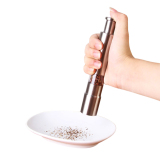 Stainless Steel Pump & Grind Pepper Mill Grinder Handheld Salt Spice Herb Mill Kitchen Essential Tool August 2018 - 2 Stainless Steel Pump & Grind Pepper Mill Grinder Handheld Salt Spice Herb Mill Kitchen Essential Tool - 2
