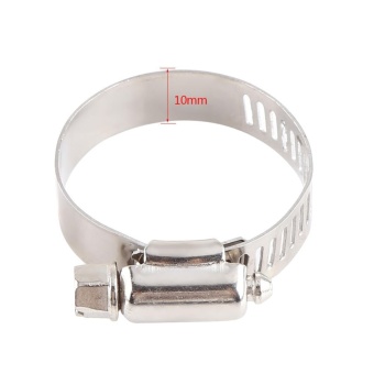 Stainless Steel Screw Band Clip Fuel Silicone Hose Tube Clamp (35mm-51mm) - Intl June 2018 - 4 Stainless Steel Screw Band Clip Fuel Silicone Hose Tube Clamp (35mm-51mm) - intl - 4