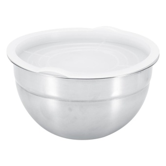Stainless Steel Thicker Mixing Bowl With Lid Baking Salad Bowls Kitchen Cooking Tools(22cm) - Intl June 2018 - 2 Stainless Steel Thicker Mixing Bowl With Lid Baking Salad Bowls Kitchen Cooking Tools(22cm) - intl - 2