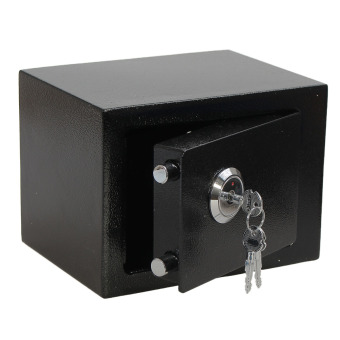 Strong Iron Steel Key Operated Security Money Cash Safe Box W/ Key Home Office June 2018 - 4 Strong Iron Steel Key Operated Security Money Cash Safe Box W/ Key Home Office - 4
