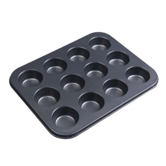 Sworld 12 Stainless Iron Nonstick Baking Pan Tray Tin Cup CakesPudding Muffin Bun (Black) (Intl) June 2018 - 4 Sworld 12 Stainless Iron Nonstick Baking Pan Tray Tin Cup CakesPudding Muffin Bun (Black) (Intl) - 4