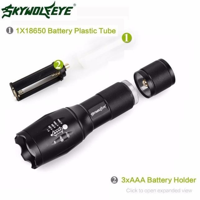 Tactical LED Flashlight G700 SkyWolfeye X800 Zoom Super Bright Military Grade - Intl June 2018 - 5 Tactical LED Flashlight G700 SkyWolfeye X800 Zoom Super Bright Military Grade - intl - 5