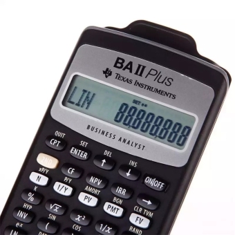 Texas Instruments BA II Plus Financial Calculator For CFA June 2018 - 3 Texas Instruments BA II plus Financial calculator for CFA - 3