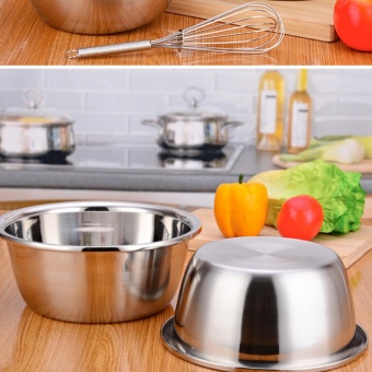 Thickened Stainless Steel Mixing Bowl 22 Cm Diameter 1 Piece - Intl June 2018 - 5 Thickened stainless steel mixing bowl 22 cm diameter 1 Piece - intl - 5