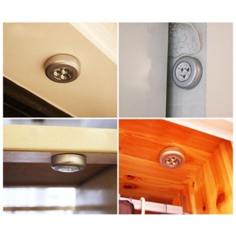 Touch Stick Tap Night LED Light For Cabinet Closet Wall Lamp New -intl June 2018 - 3 Touch Stick Tap Night LED Light For Cabinet Closet Wall lamp new -intl - 3