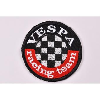 Vespa Racing Team Cloth Patch & Vespa Script Embroidered PatchSet (Get 2) June 2018 - 2 Vespa Racing Team Cloth Patch & Vespa Script Embroidered PatchSet (Get 2) - 2