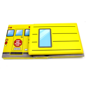 Wallmark Foldable Ottoman School Bus Storage Box Chairs (Yellow) April 2018 - 5 Wallmark Foldable Ottoman School Bus Storage Box Chairs (Yellow) - 5