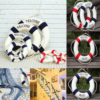 Welcome Red Nautical Wall Decor Ship Boat Ring Life Buoy Preserver 35cm June 2018 - 3 Welcome Red Nautical Wall Decor Ship Boat Ring Life Buoy Preserver 35cm - 3