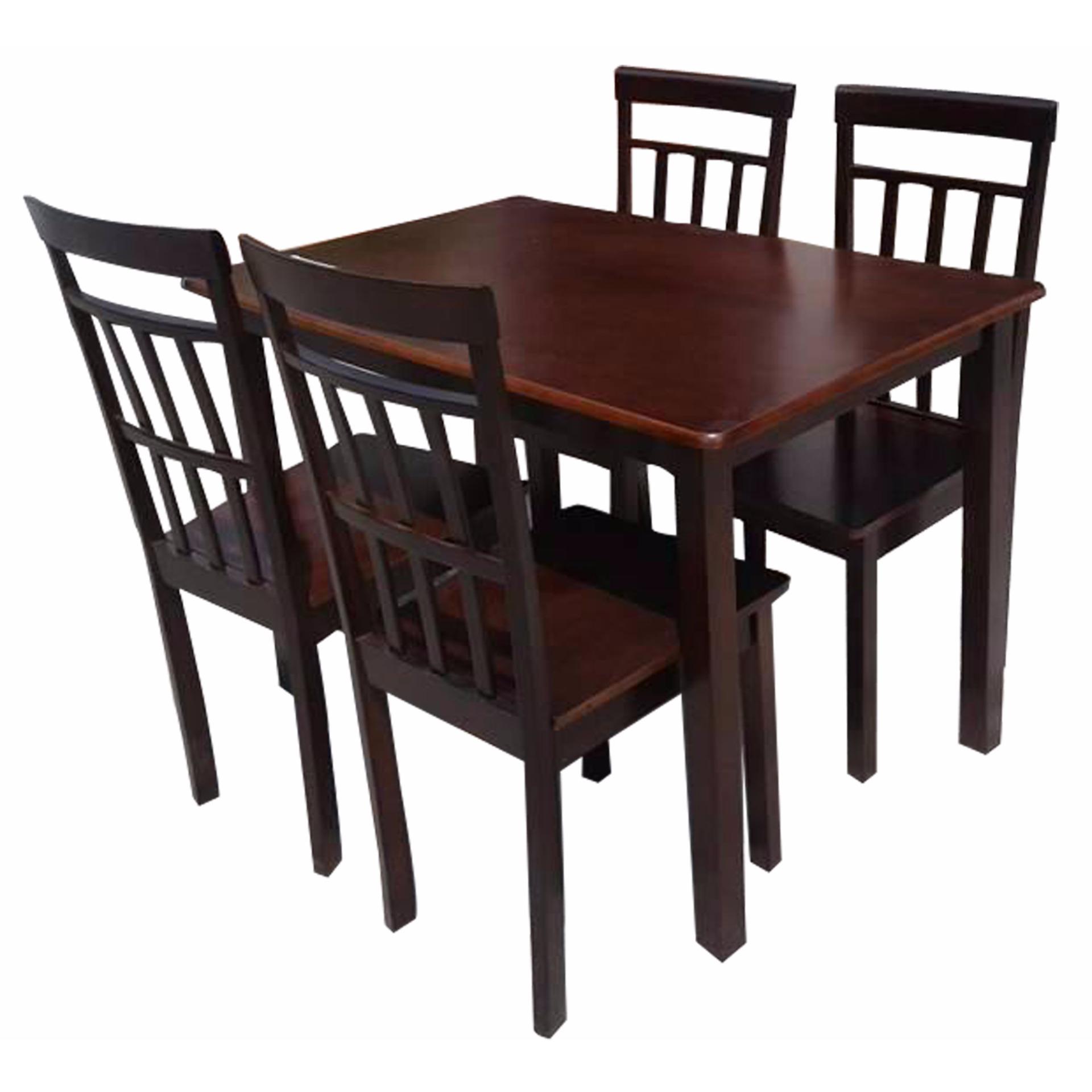 Wooden Dining Table And Chairs 4 S Solid Wood 5855 4 Seater