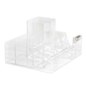 WORK360 Acrylic099 Crystal Clear Desk Organizer (Clear) April 2018 - 2 WORK360 Acrylic099 Crystal Clear Desk Organizer (Clear) - 2