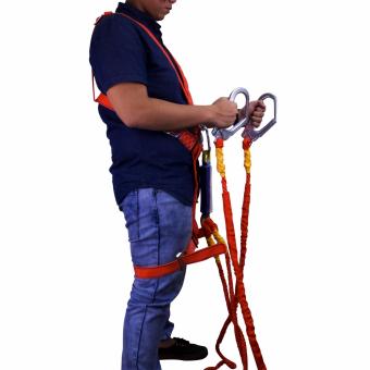 Wynn's W4310 High Altitude Supporter Double Rope Safety Harness (Orange) June 2018 - 2 Wynn's W4310 High Altitude Supporter Double Rope Safety Harness (Orange) - 2