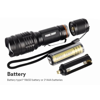 X800 Shadowhawk 6000lm Tactical Flashlight T6 LED Military Torch Gift Kit - Intl June 2018 - 5 X800 Shadowhawk 6000lm Tactical Flashlight T6 LED Military Torch Gift Kit - intl - 5