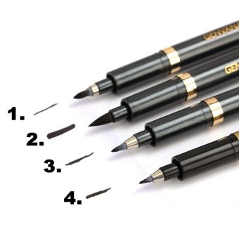 YBC 140mm Painting Chinese Calligraphy Shodo Brush Ink Pen Writing Painting Tool Craft Black - Intl June 2018 - 2 YBC 140mm Painting Chinese Calligraphy Shodo Brush Ink Pen Writing Painting Tool Craft Black - intl - 2