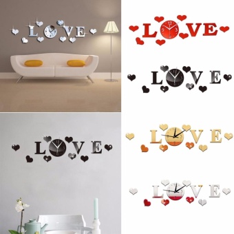 Yidabo Kids Bedroom Nursery Ceiling Fun Glow Mirror Effect Wall Sticker With Clock - Intl July 2018 - 3 Yidabo Kids Bedroom Nursery Ceiling Fun Glow Mirror Effect Wall Sticker with Clock - intl - 3
