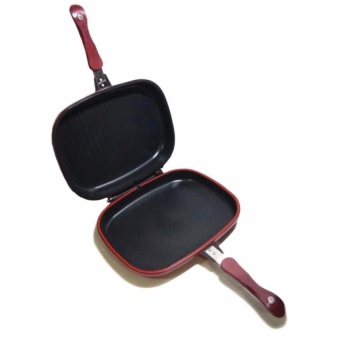 Zover Happy Cooco Pressure Frying Double Grill Pan Silicone LiningDie-cast Aluminum 28 Cm June 2018 - 2 Zover Happy Cooco Pressure Frying Double Grill Pan Silicone LiningDie-cast Aluminum 28 cm - 2