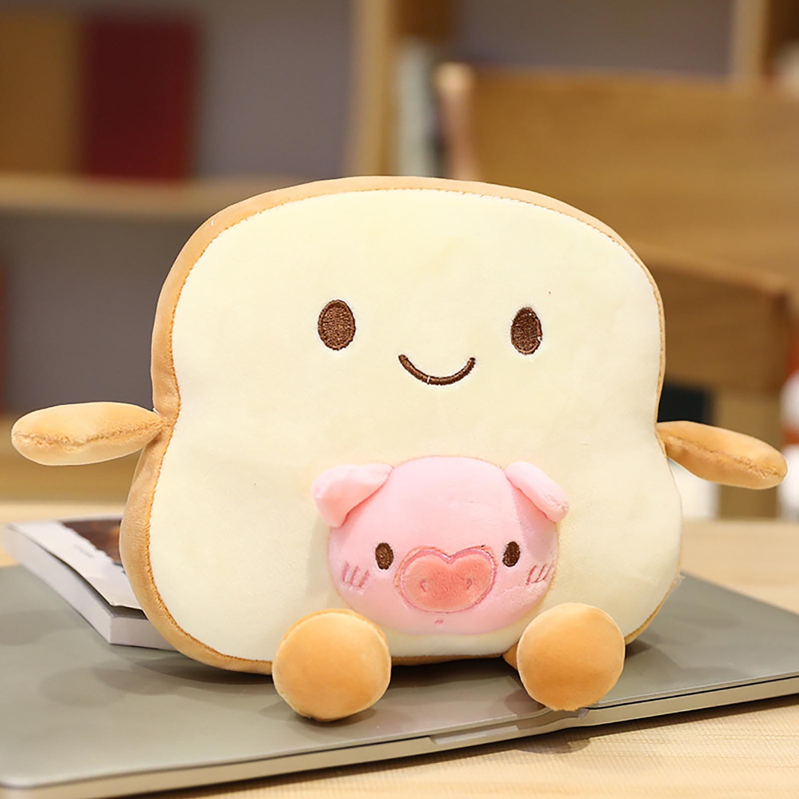 Creative ขนมปังหั่นหมอนนุ่ม Soft Filled เด็กหมอนน่ารักตุ๊กตานุ่ม