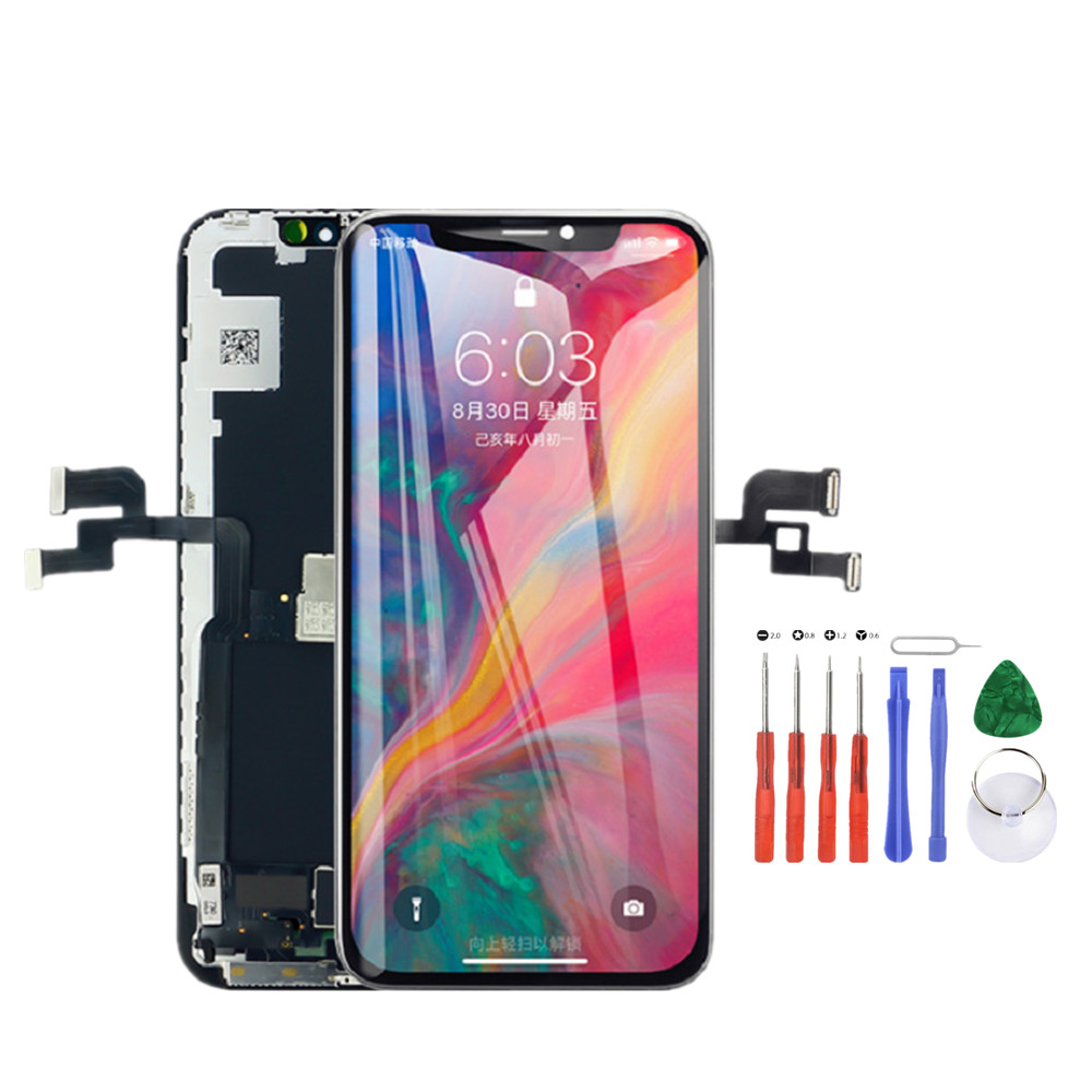 For iPhone 11 Pro Max Display X XS Screen GX Soft OLED Hard 3D Touch True