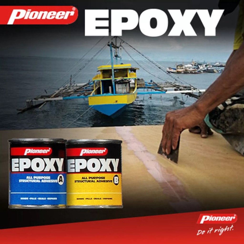 Pioneer All Purpose Epoxy Set ( A & B) / Marine Epoxy Set / Non