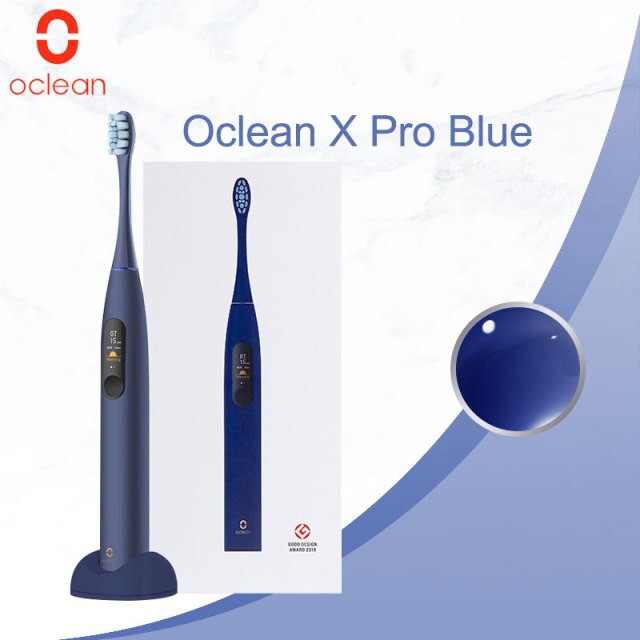 สำหรับผู้ใหญ่ Sonic Oclean XPRO แปรงสีฟัน Global Version 2-In-1แท่นชาร์จโทรศัพท์ IPX7สีหน้าจอสัมผัสแปรงสีฟัน Fast Charge