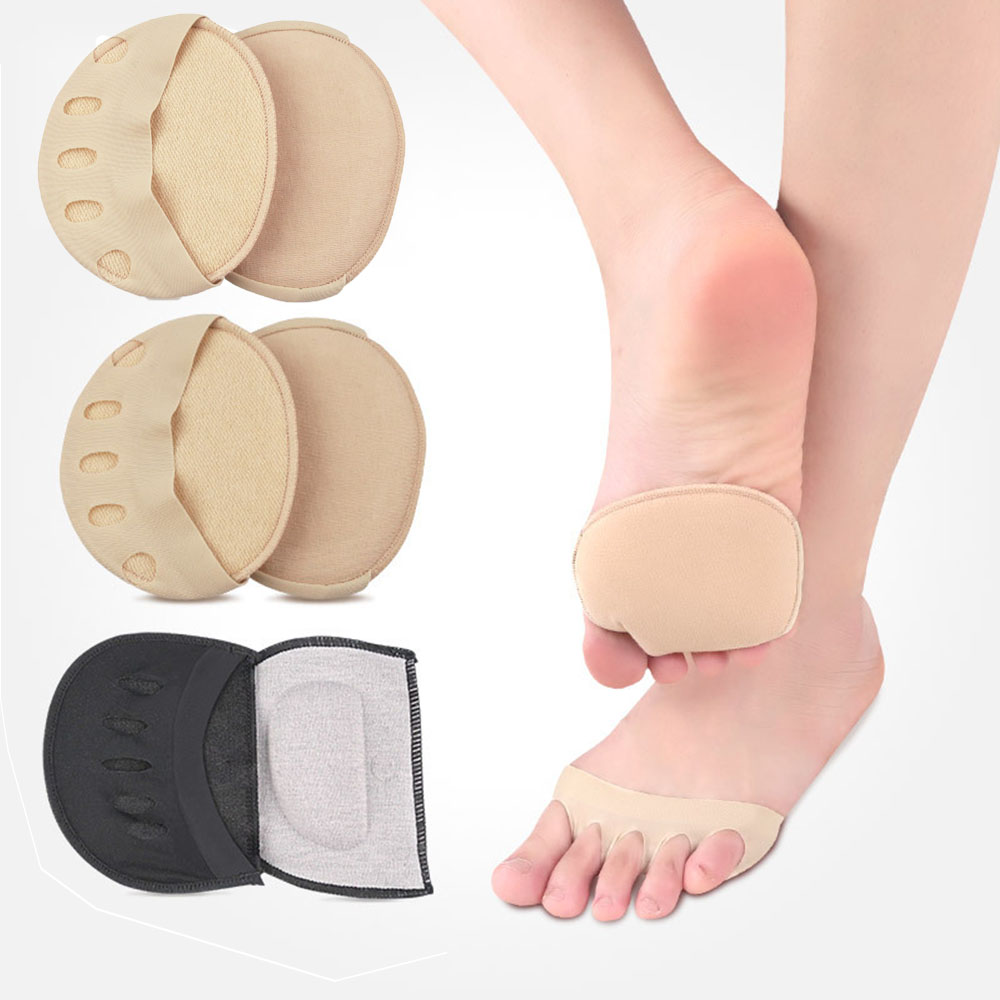 IAMNIKEE ผู้หญิง Anti-Slip ผ้าลายรังผึ้ง Liners พื้นในรองเท้าส้นสูงเท้า Peds นวด Toe Pad แผ่นรองเท้าส่วนหน้าดูแลเท้า