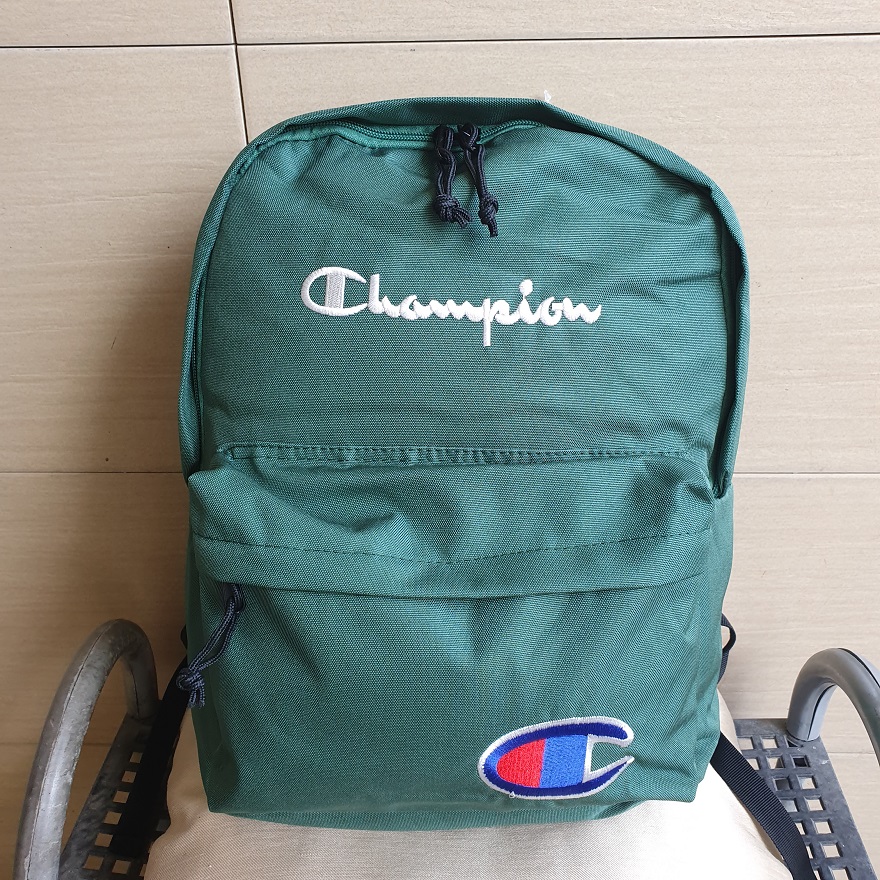 green champion backpack
