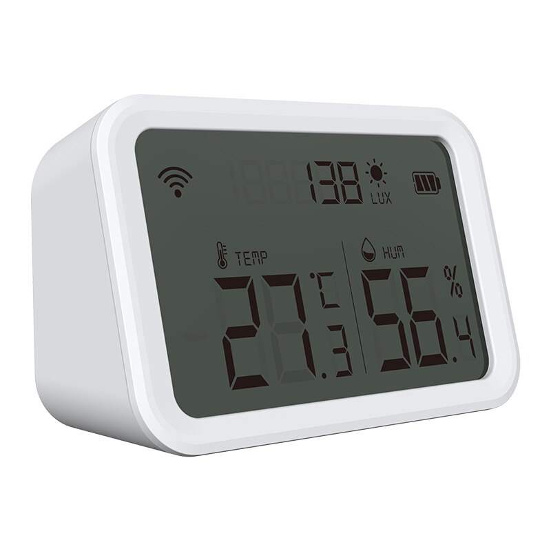 CoRui Zigbee Wifi Temperature Humidity Sensor Smart Hone Wireless App Control Detector Hygrometer Thermometer Alexa Google Hub