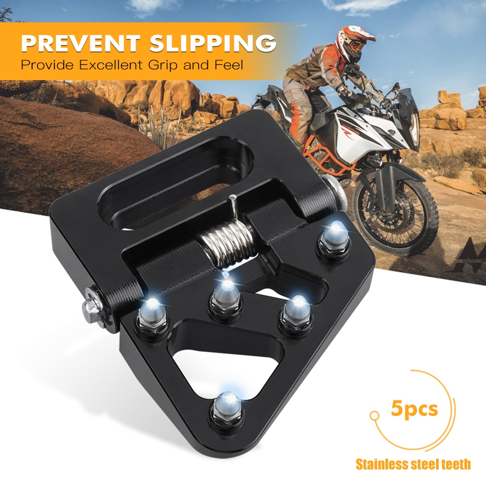 Rear Folding Brake Pedal Step Tip Plate For KTM 690 Enduro SMC R